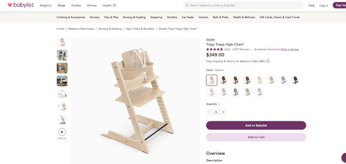 Stokke tripp trapp - tripp, high